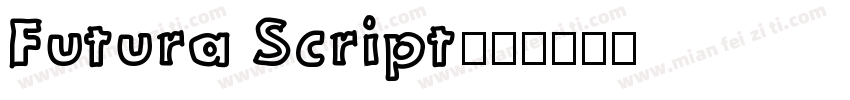 Futura Script字体转换